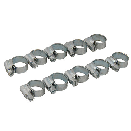 QUUPY Lot de 20 colliers de serrage en acier inoxydable de 6 à 12 mm avec portée réglable 