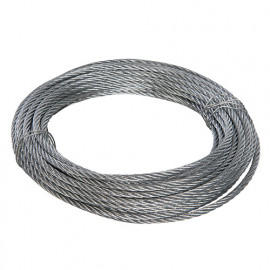 Câble métallique galvanisé 6 mm x 10 M - 858237 - Fixman