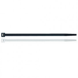 50 colliers de serrage en plastique noir 12,5 x 225 mm - BN12225 - Index