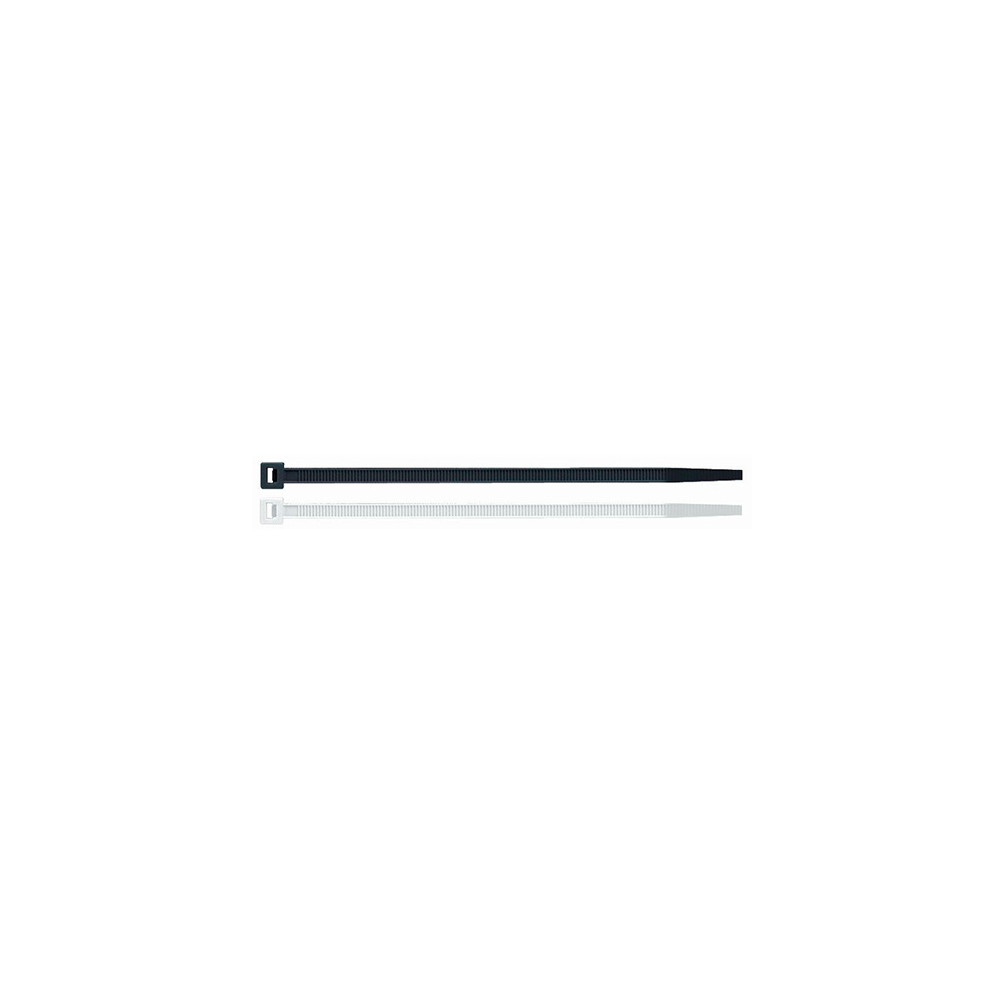 Collier de Serrage en Nylon - 300 mm x 3,6 mm - Noir - Attache
