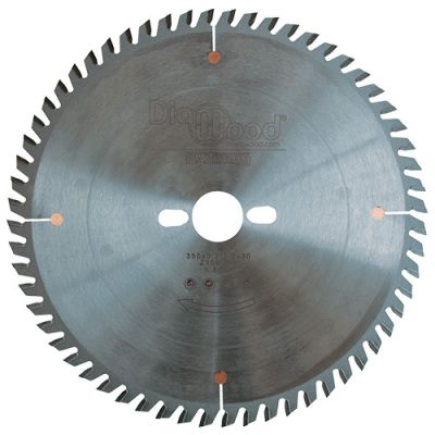Lame de scie circulaire HM micrograin finition D. 350 x Al. 30 x ép. 3,5 mm x Z108 TP - fixtout Platinum