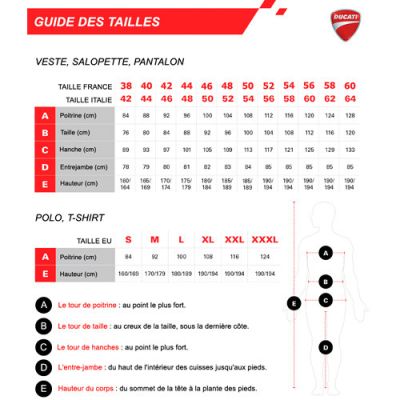 Polo avec poche INN-INDIANAPOLIS 22DUC2 Blanc - 55% coton 45% polyester - Ducati