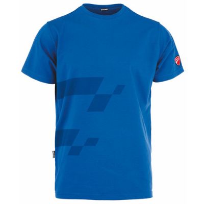 T-shirt imprimé INN-MISANO 20DUC4 Bleu royal - 90% coton 10% élasthanne - Ducati