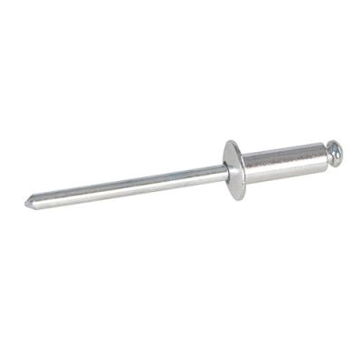 50pk acier tige Pop Rivets dôme ouvert corps en acier 4.0 mm x 10 mm aveugles