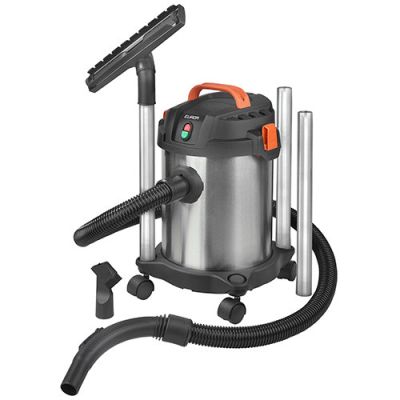 Aspirateur eau et poussières INOX 12 litres - 230 V 1000 W - Force 1012 wet-dry - 161304 - Eurom