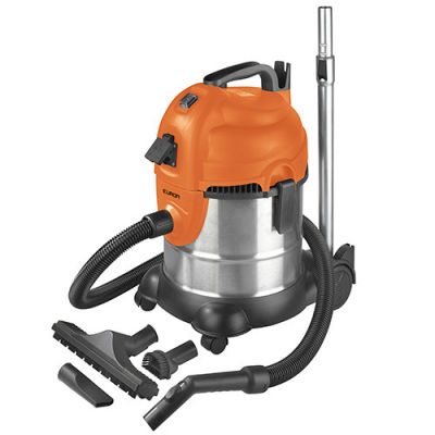 Aspirateur eau et poussières 20L prise synchronisée et décolmatage - 230 V 1400 W - Force 1420S wet-dry - 161328 - Eurom