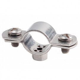 100 colliers Inoxs. Collier simple M6. Inox A2, D. 14 - 15 mm - ABM6A2015 - Index