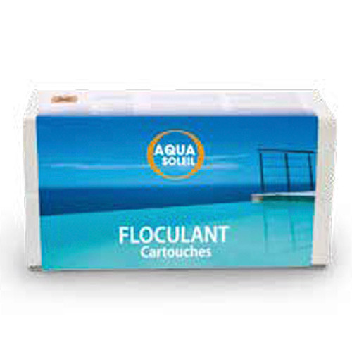 Floculant piscine 8 cartouches de 125 gr - 704301 - Aqua Soleil
