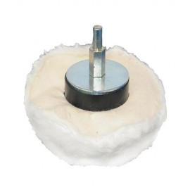 Tampon de polissage dôme D. 85 mm sur tige - 102516 - Silverline