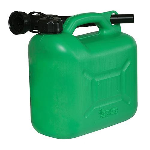 Bidon à carburant plastique 5 L Noir - 199991 - Silverline
