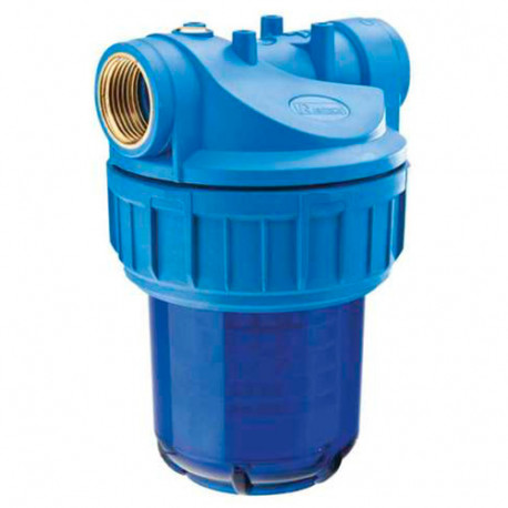 Filtre à eau 5" anti UV 3 pces avec cartouche lavable CFL fil 1" - PRFIL5S3UV - Ribitech
