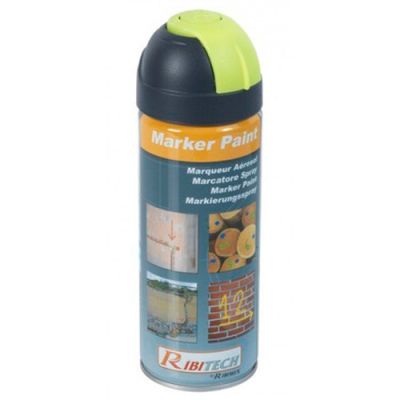 Marqueur jaune fluo en spray 400 ml - PRSMARJ - Ribiland