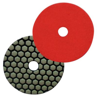 Pad de polissage diamanté à sec auto-agrippant D.100 mm x Gr. 1500 - Granit, marbre, pierre naturelle - fixtout Platinum