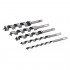 5 mèches charpentes hélicoïdales courtes en acier D. 10, 13, 19, 22 et 25 mm - 298528 - Silverline