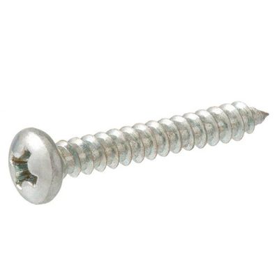 20 vis autotaraudeuses M3,5 x 22 mm. à tête cylindrique bombée INOX A2 cruciforme H - Fixtout