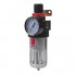 Filtre régulateur réglable de 0,5 à 8,5 bar avec réservoir 150 ml pour air comprimé - 427596 - Silverline