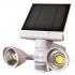 Spot solaire 2 x 5 W LED, 800 lumens, avec détecteur - PRSPOTSOL5X2 - Ribitech