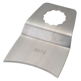 Couteau concave de scie oscillante SuperCut Inox 52 x 28 x 0,9 mm - Résidus colle, peinture - ZOS00191 - Labor