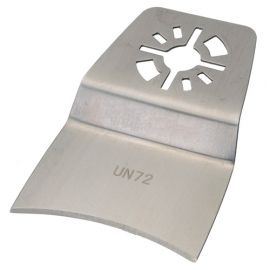 Couteau concave de scie oscillante universelle Inox 52 x 28 x 0,9 mm - Résidus colle, peinture - ZOU00191 - Labor