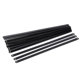 24 lames pour scie à métaux acier carbone L. 300 mm 24 TPI - 456789 - Silverline