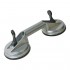 Ventouse double en aluminium, qualité Expert 100 kg - 456945 - Silverline