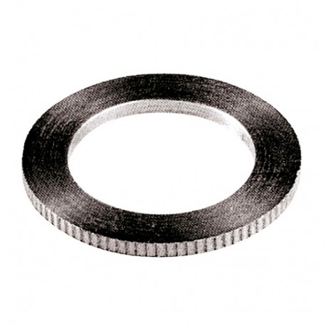 Bague de réduction cranté pour lame de scie circulaire 20 à 15 mm. Ep. 1,4 - 9650.2015.14 - Leman