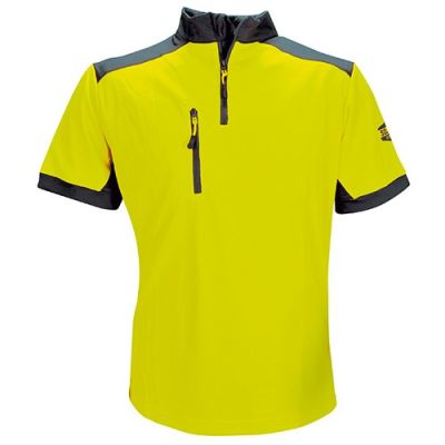 T-Shirt COOLMAX manches courtes Jaune - SOLIDUR