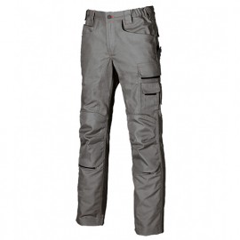 Pantalon de travail doté de deux grandes poches italiennes - FREE Stone Grey - DW022SG- U-Power