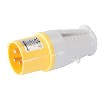 Fiche mâle 3 broches 16 A 240 V - 589694 - Silverline