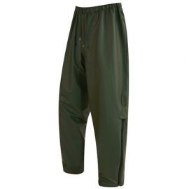 Pantalon de pluie pour travaux forestiers 100% PU grand soufflet lateral avec ZIP pour plus de confort - PAPLU01 - Solidur