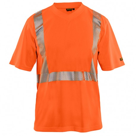 T-shirt anti-UV Haute-Visibilité - 5300 Orange fluo 33861013 - Blaklader