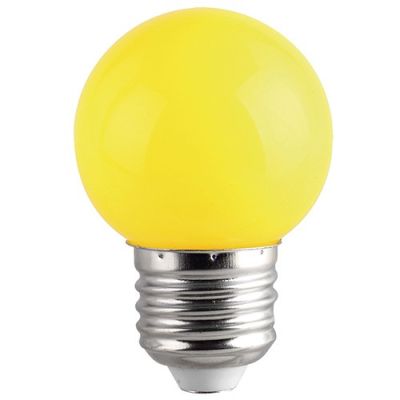 Ampoule LED pour guirlande type guinguette 1W G45 E27 Jaune - 600922 - Fox Light