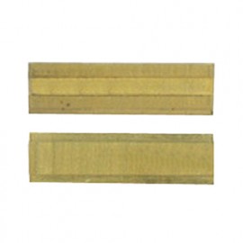 Plaquette 20 x 5,5 x 1,1mm (4 coupes). réversible crochet au titane D. 8 à 12 mm - 800.205.51TIN - Leman