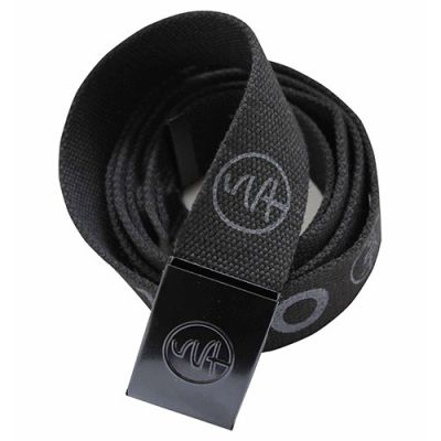 Ceinture sangle recoupable avec boucle à clapet métal et logo LMA- Gamme accessoires - PADDOCK - NOIR - 9954C - LMA Lebeurre