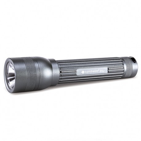 Lampe de poche à LED grise 800 Lumens avec mise au point coulissante - Portée 250 m - Q4 xr - 504.6108 - Suprabeam