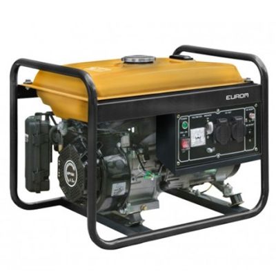 Groupe électrogène thermique AVR 2000W 2 x 230 V moteur essence 4 temps 3500W - GE2501 - 441635 - Eurom