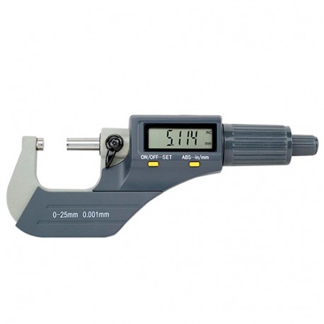Micromètre digital LCD de 25 à 50 mm x 0.001 mm - 206298 - D-Work