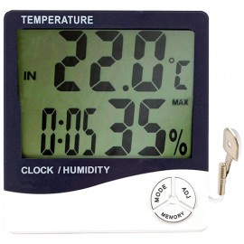 Hygromètre thermomètre LCD -50°C à plus70°C - 705580 - D-Work