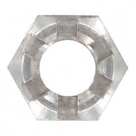 Ecrou hexagonal à créneau dégagé M10 Inox A2 - Boite de 100 pcs - EHK10A2