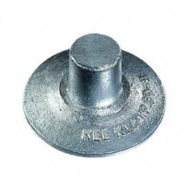 Pied KEE KLAMP 59-6A pour tubes D. 33,7 mm - Aluminium - KEE59-6A