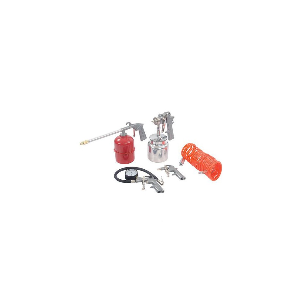 Kit 5 accessoires pour compresseur - 633548 - Silverline