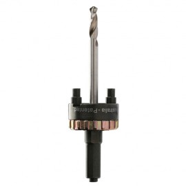 Mandrin Quick Lock hexagonal 9,5 mm x Lt. 127 mm pour scie cloche D. 14 à 210 mm - 652QLHEX - Diager