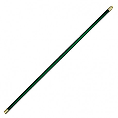 Canne de ramonage vert filetage M12 1 mètre D. 18 mm - 7834.18.100A - Leman