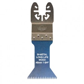 Lame de scie plongeante denture japonaise bi-métal pour outil oscillant L. 45 mm pour bois - 4045DJ.01 - Leman