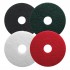 Lot de 5 disques PAD pour nettoyage des sols - noir pour décapage - D. 406 mm - 5240601 - Leman