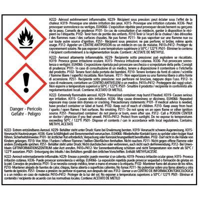 Marqueur jaune fluo en spray 400 ml - PRSMARJ - Ribiland