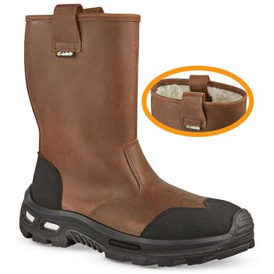 Bottes de sécurité BTP fourrées Iso en cuir hydrofuge embout Prem-Alu JALFARO SAS S3 CI SRC - JYJY224 - Jallatte