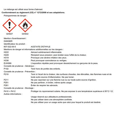 Traceur de chantier fluorescent S-MARK 500 ml de couleur Jaune - 141917O - Soppec