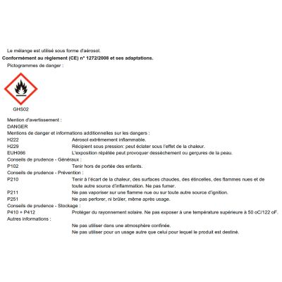 Traceur de chantier fluorescent FLUO TP 500 ml de couleur Rouge - 141513O - Soppec