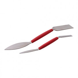 2 spatules de stucateur 8 x 192 mm et 26 x 254 mm - 226833 - Silverline
